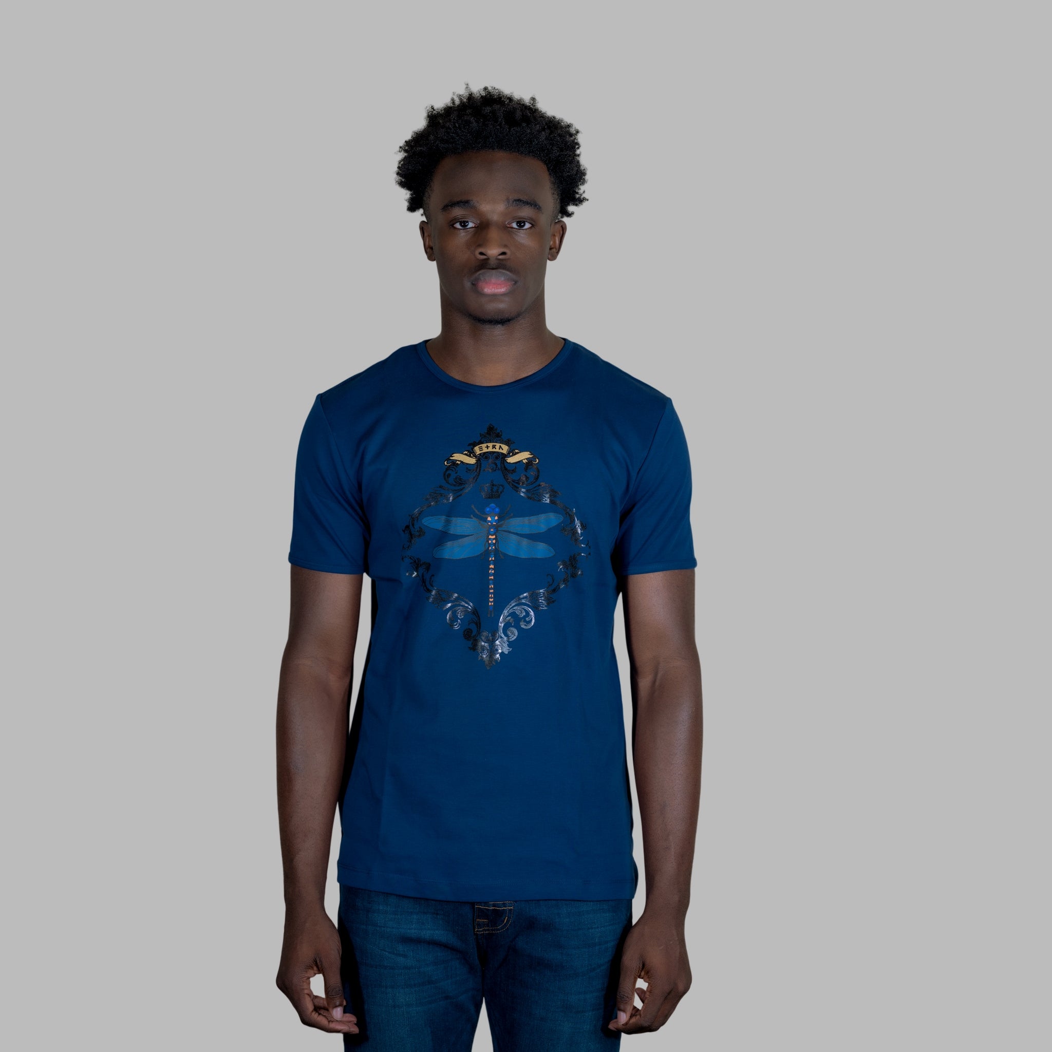 A luxury men’s t-shirt made from high-quality, mercerized pure Pima cotton for durability and breathability. This versatile piece is a must-have for every man's wardrobe.