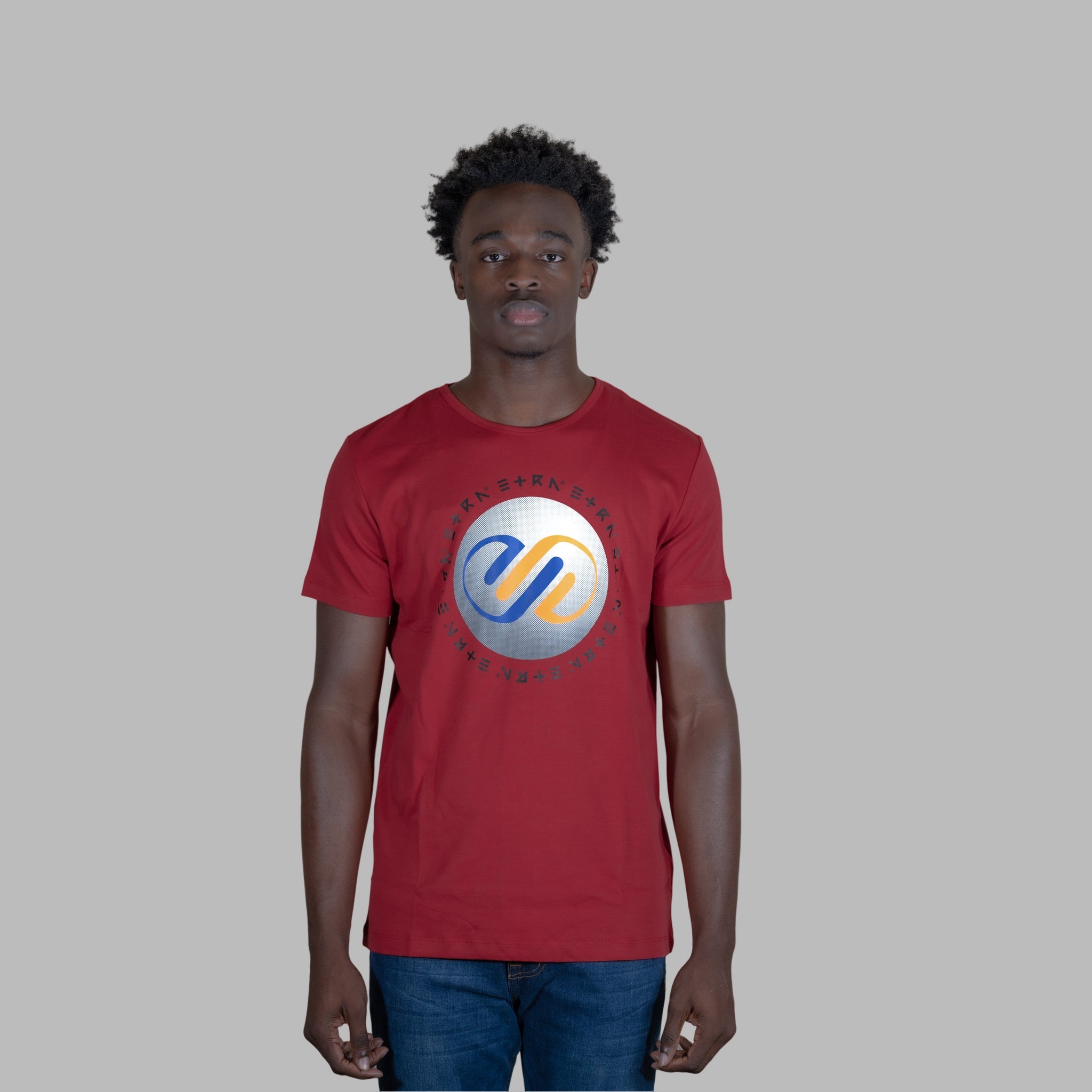 Expertly crafted from premium Pima cotton, this men's red t-shirt offers unbeatable durability and breathability.