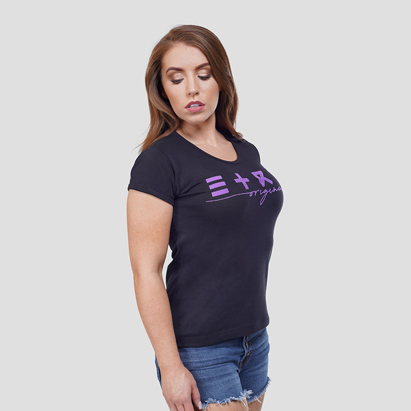 ETRN - ETRN Original T-shirt - Pima Cotton - Side View – Black