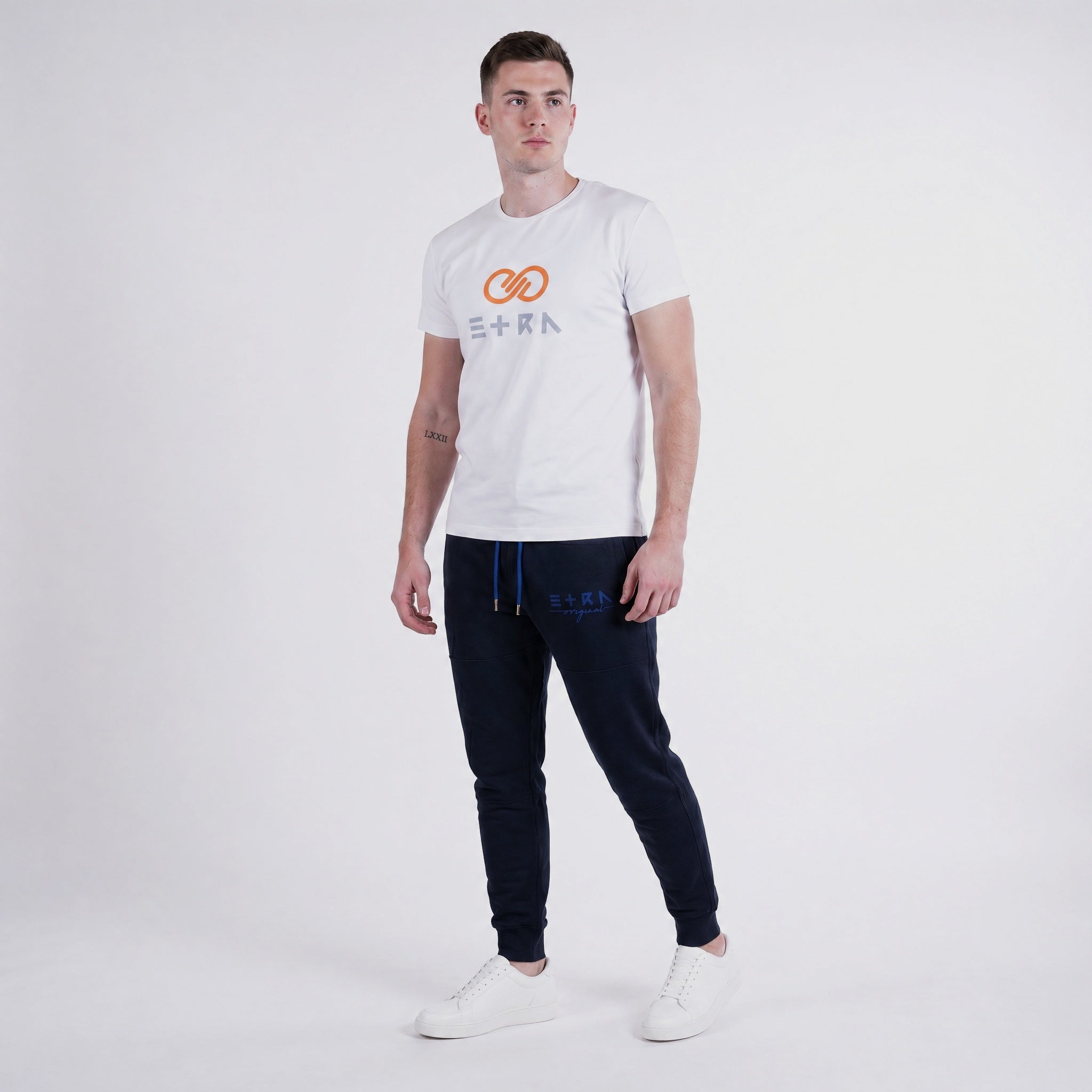 ETRN - Signature Logo Jogger - Pima Cotton - Styled View – Blue