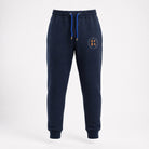 ETRN - ETRN Crest Print Jogger - Pima Cotton – Front View - Indigo Blue
