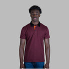 ETRN - Horse Stinger Polo Shirt - Pima Cotton - Front View - Maroon