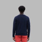 ETRN - Signature Logo Sweat Shirt - Pima Cotton - Back View - Blue