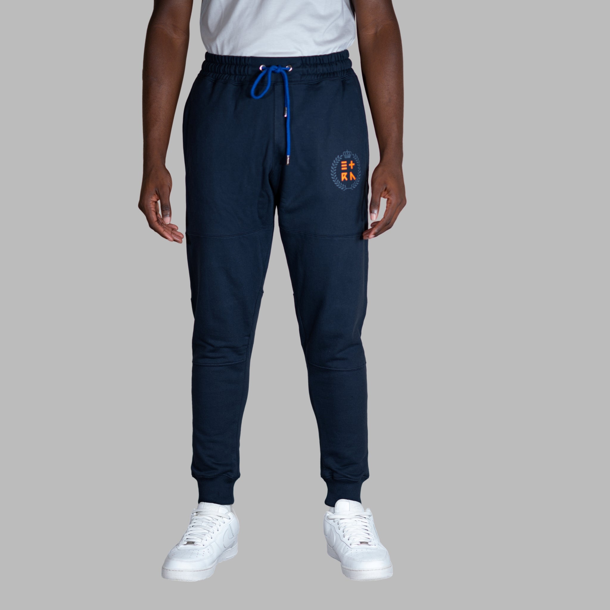 ETRN - ETRN Crest Jogger - Pima Cotton - Front View - Blue.